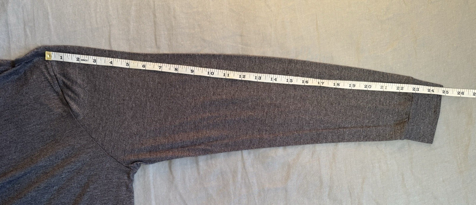 32 Degrees Heat Men L Shirt Gray Long Sleeve Crew Neck Stretch Thermal Base Tee gallery