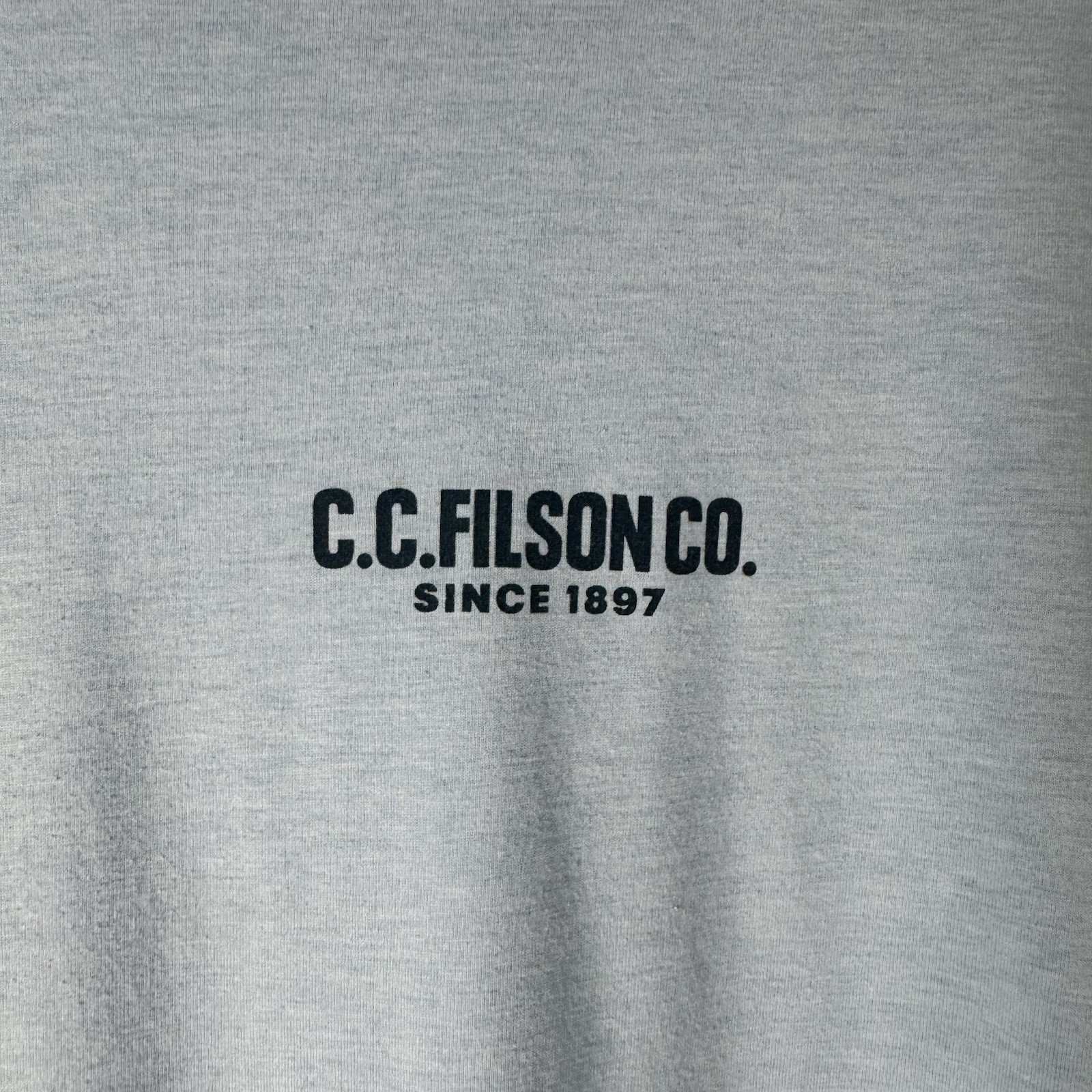 C.C. Filson Co. Buckshot Men's Tee T Shirt XL Light Blue Alaska Outfitters gallery