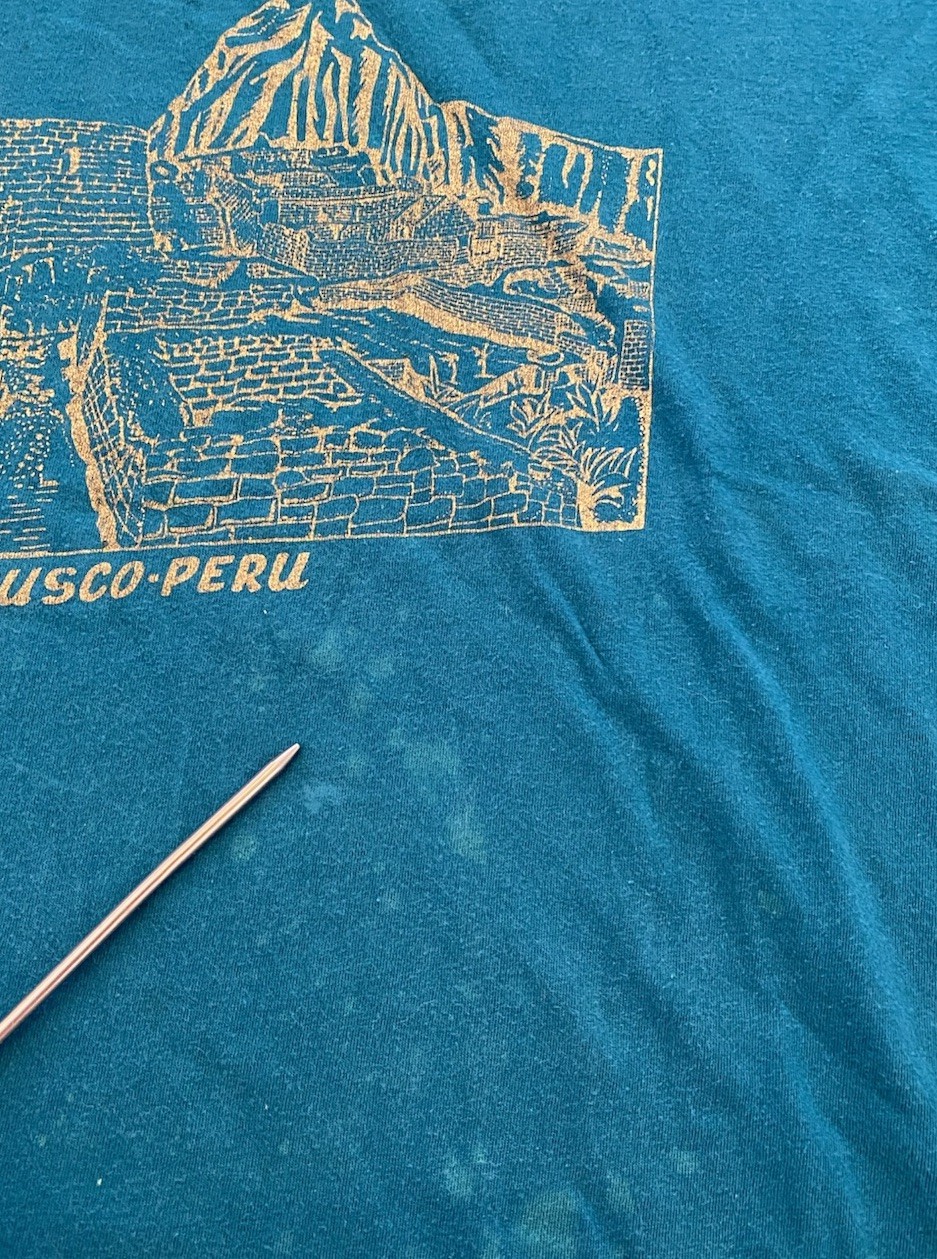 Vintage 90s Peru T-Shirt Machu Picchu Cusco Ankari SZ L Boxy gallery