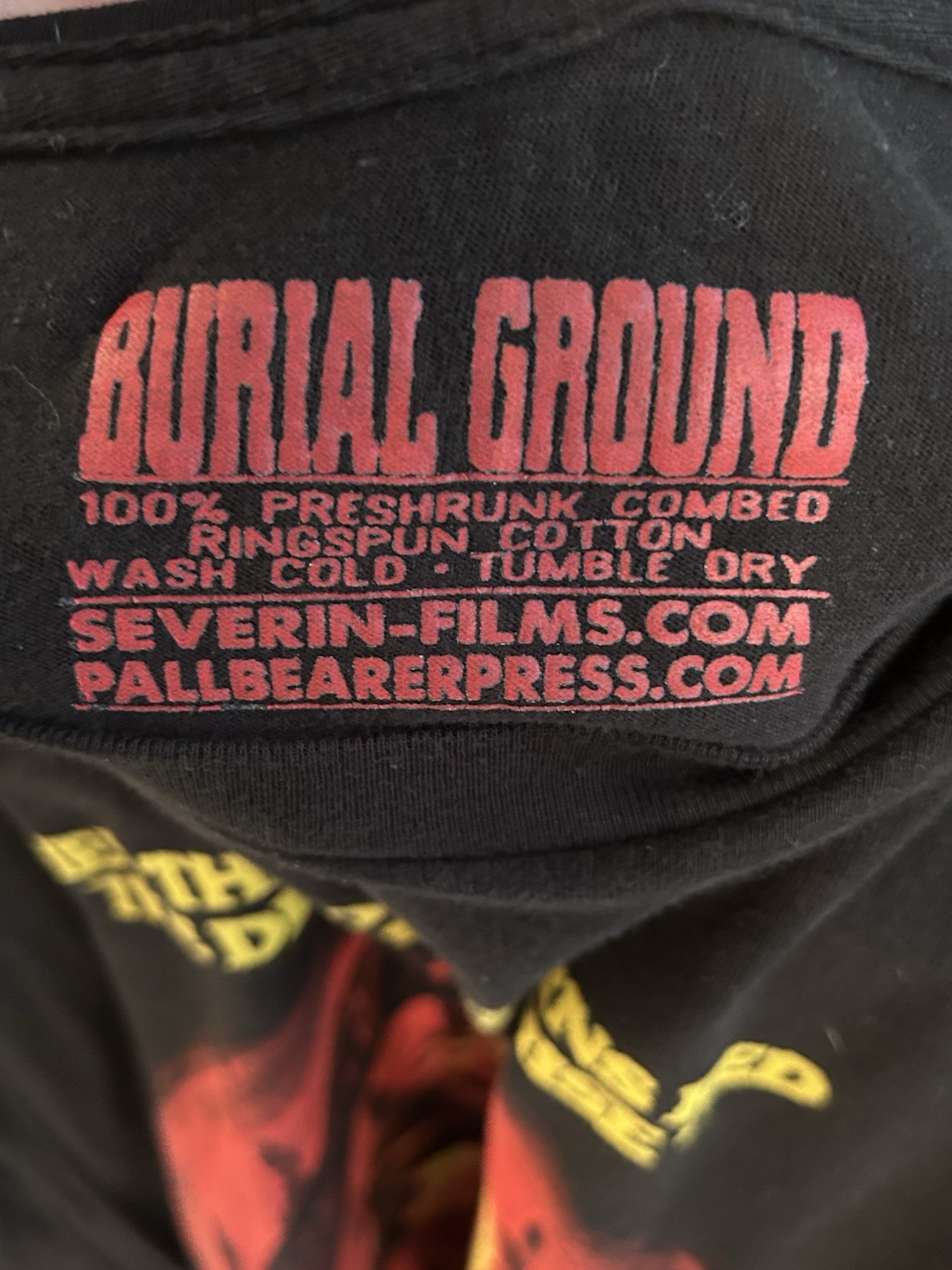 Burial Ground T-shirt Sz XL 1981 Horror Movie Zombie Film Andrea Bianchi Scary gallery
