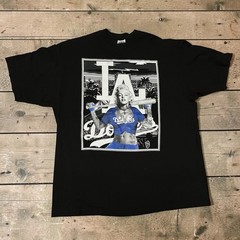 Shaka Wear LA Dodgers Marilyn Monroe Graphic T-Shirt Black 3XL Streetwear
