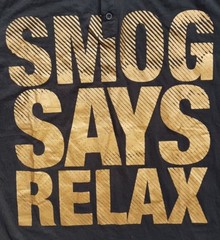 SMOG T-Shirt Buttoned Epaulettes Shoulder Strap 1/4 Button Up BLACK/ GOLD Sz XL