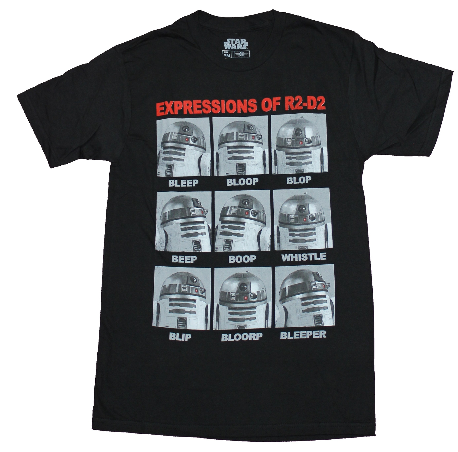 Star Wars Adult New T-Shirt – The Many Expressions of R2-D2