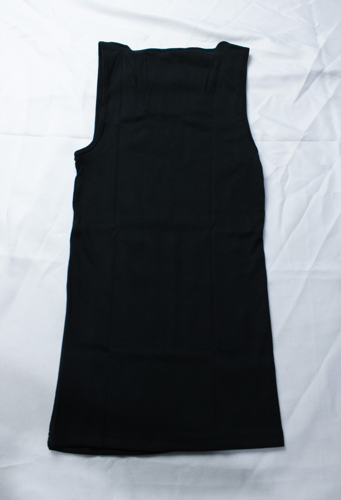 Ekkovision Men's Solid Ribbed Knit Comfort Core Tank Top EH6 Black Large gallery