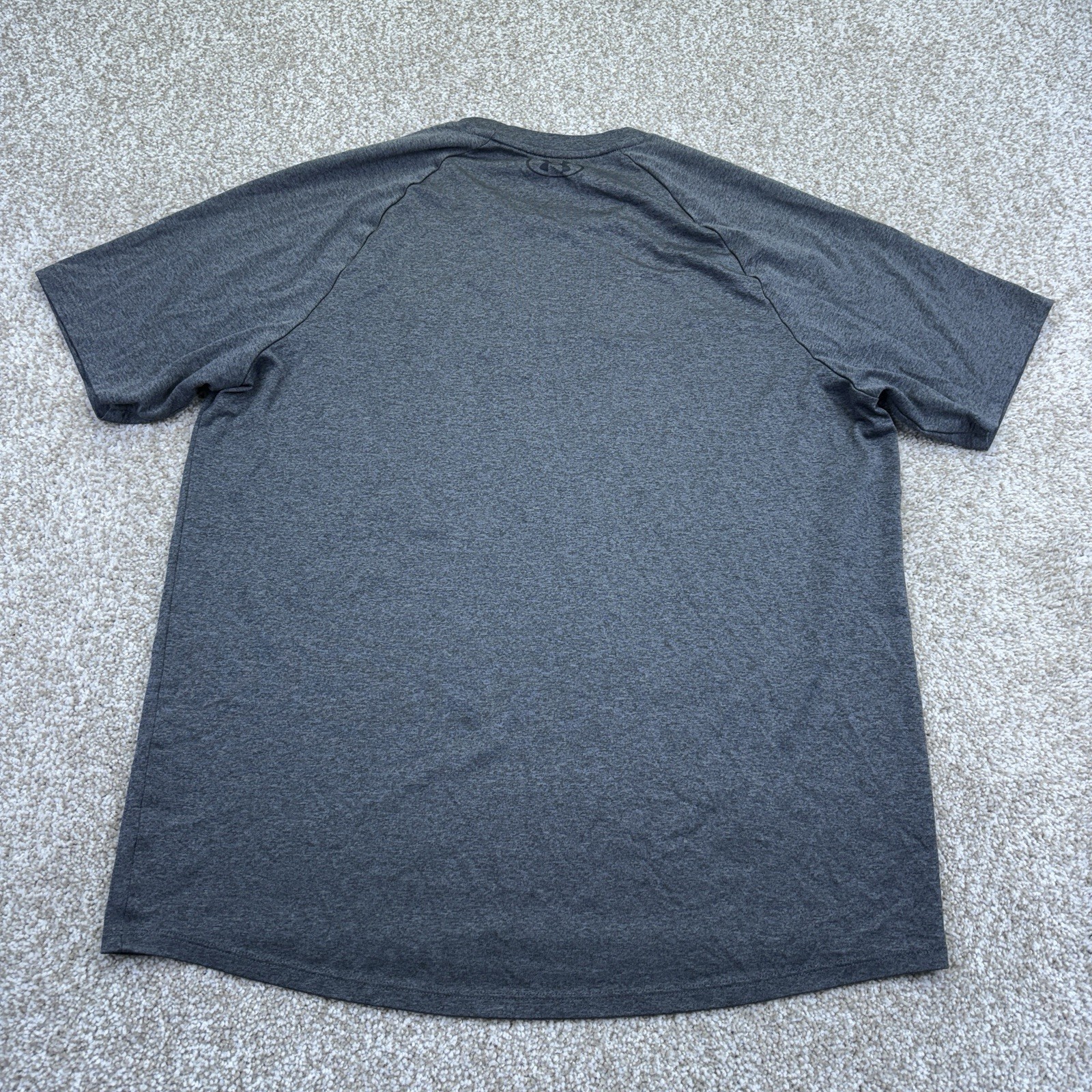 Under Armour The Tech Tee Shirt Mens Size Large Gray Short Sleeve Raglan 1326413 gallery