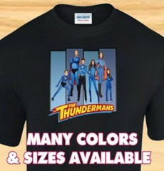 THE THUNDERMANS – Super Hero TV Show – CUSTOM T-SHIRT – Adult, Child, Toddler