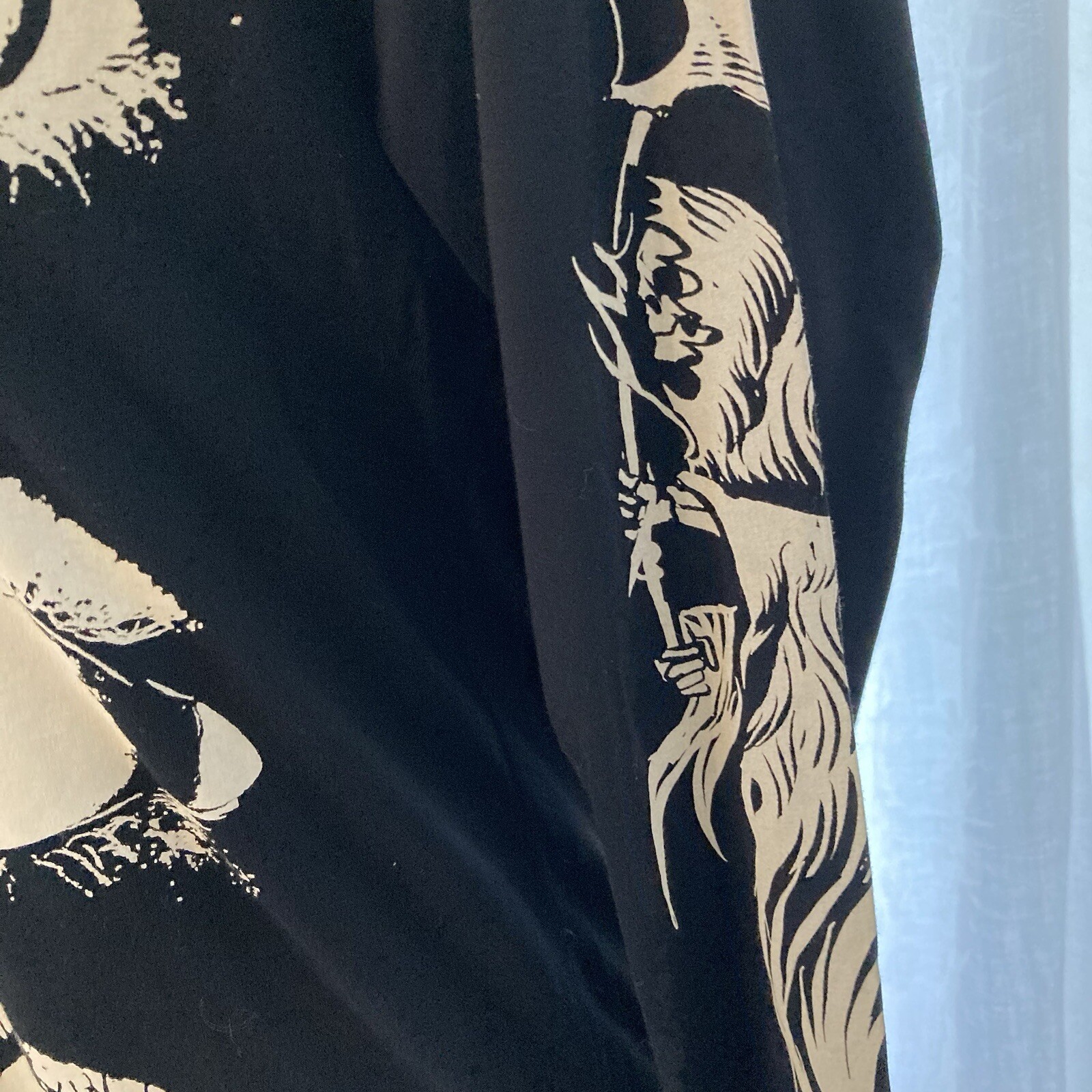 Killstar Insomnia Men’s LS Black Top Sz XS NWT Women’s Dress? Goth gallery