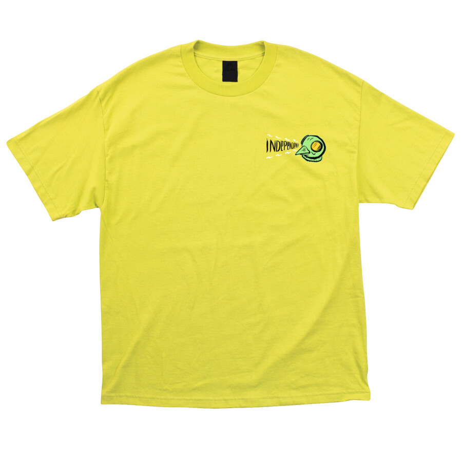 Independent Trucks Tony Hawk TRANSMISSION Skateboard T Shirt SAFETY YELLOW gallery