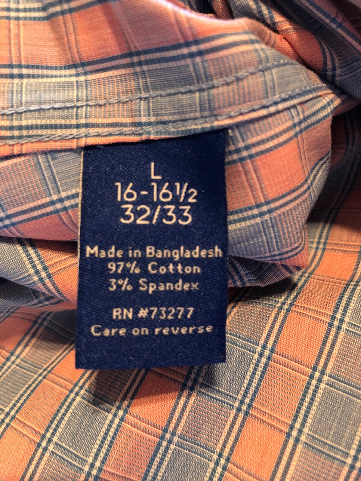 APT.9 MENS LS Shirt Pink Blue Large 32-33 MENS 16-16 1/2 $45 (s-blk-14-34) gallery