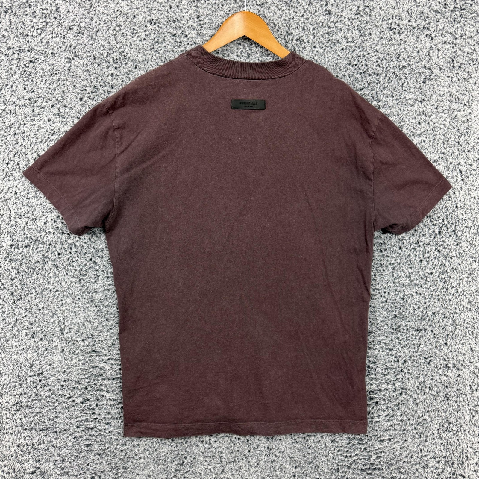 Fear Of God Essentials Shirt Mens Large Brown Logo Graphic Tee Streetwear gallery