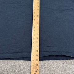 Genuine Dickies Basic T-Shirt Mens 3XL Navy Short Sleeve Crew Cotton Pocket Tee