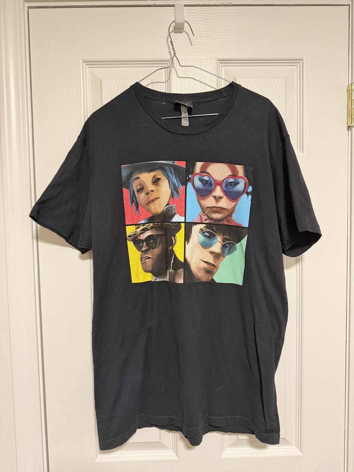 G Foot Gorillaz Humanz Tour 2017 Band Tee Promo Music Rare Large Black gallery