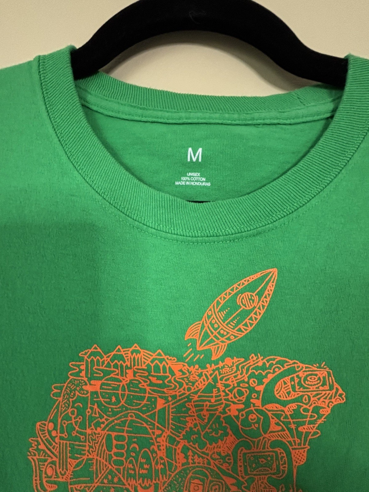 Apple Store T Shirt Mens Size Medium Green Today At Apple Tech Computing gallery