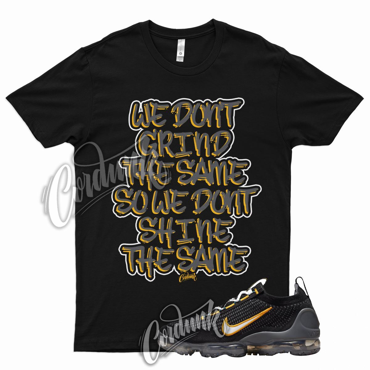 GRIND T Shirt for N Air VaporMax University Gold Dark Grey Charcoal 9 1 Mid 5