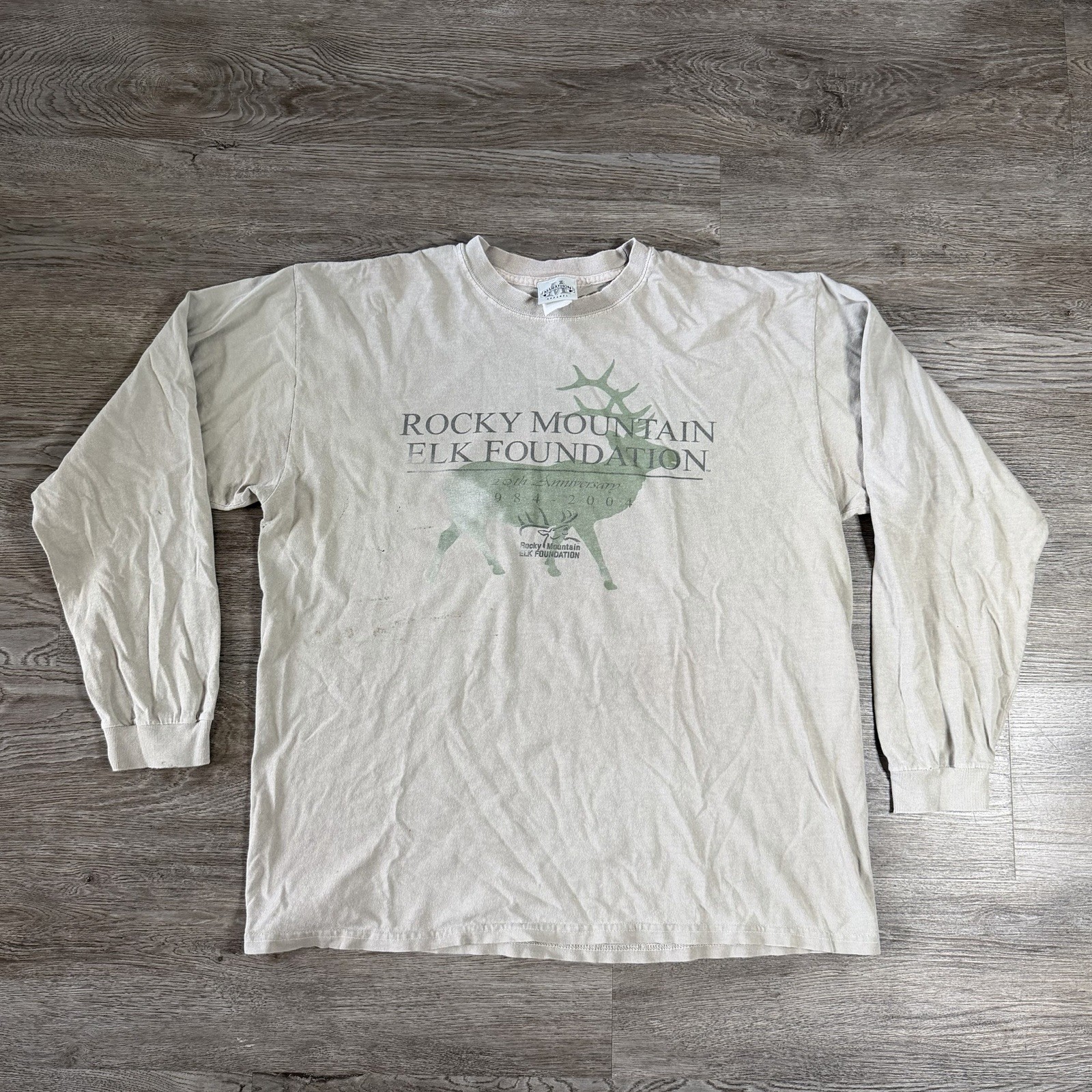 Vintage Y2K Rocky Mountain Elk Foundation T Shirt Mens XL Nature Animals 20th gallery