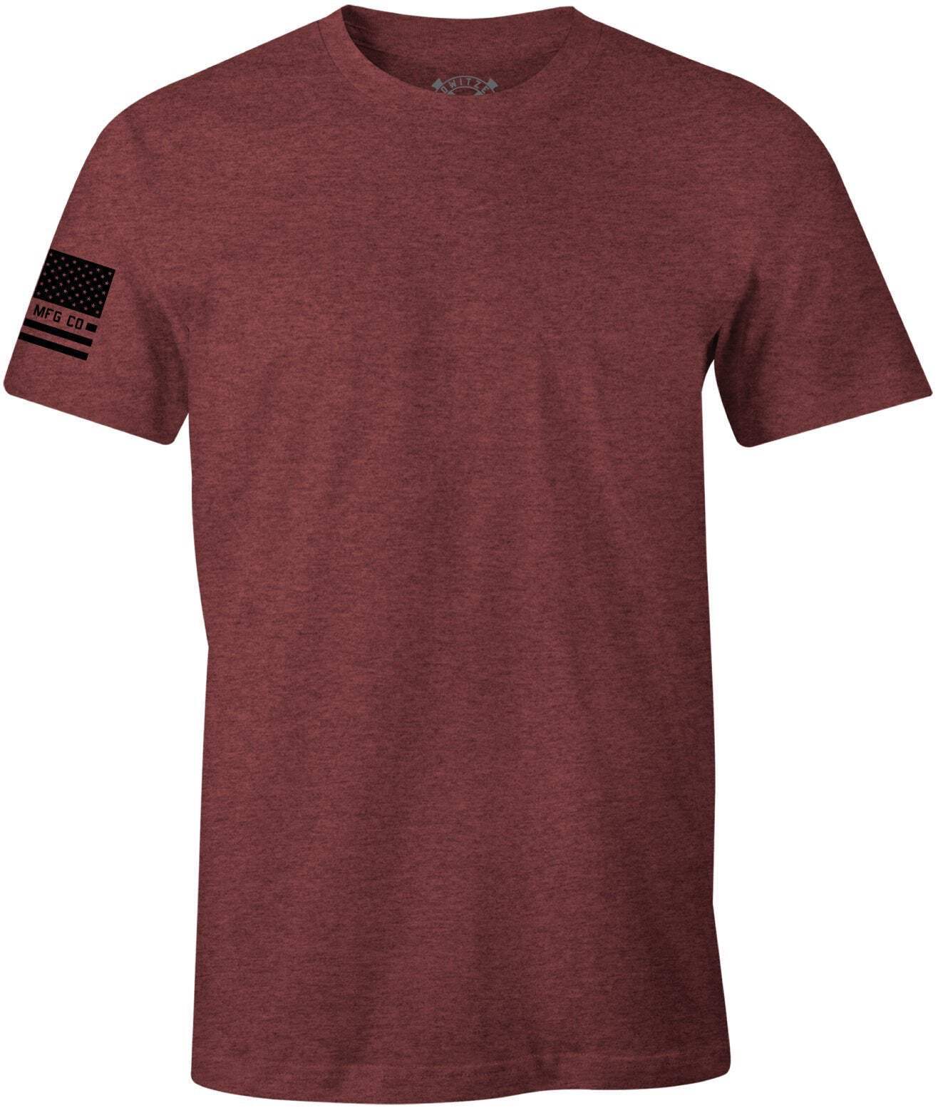 Howitzer Men's T-shirt Standard Basic Packs Burgundy Heather Military Grunt gallery