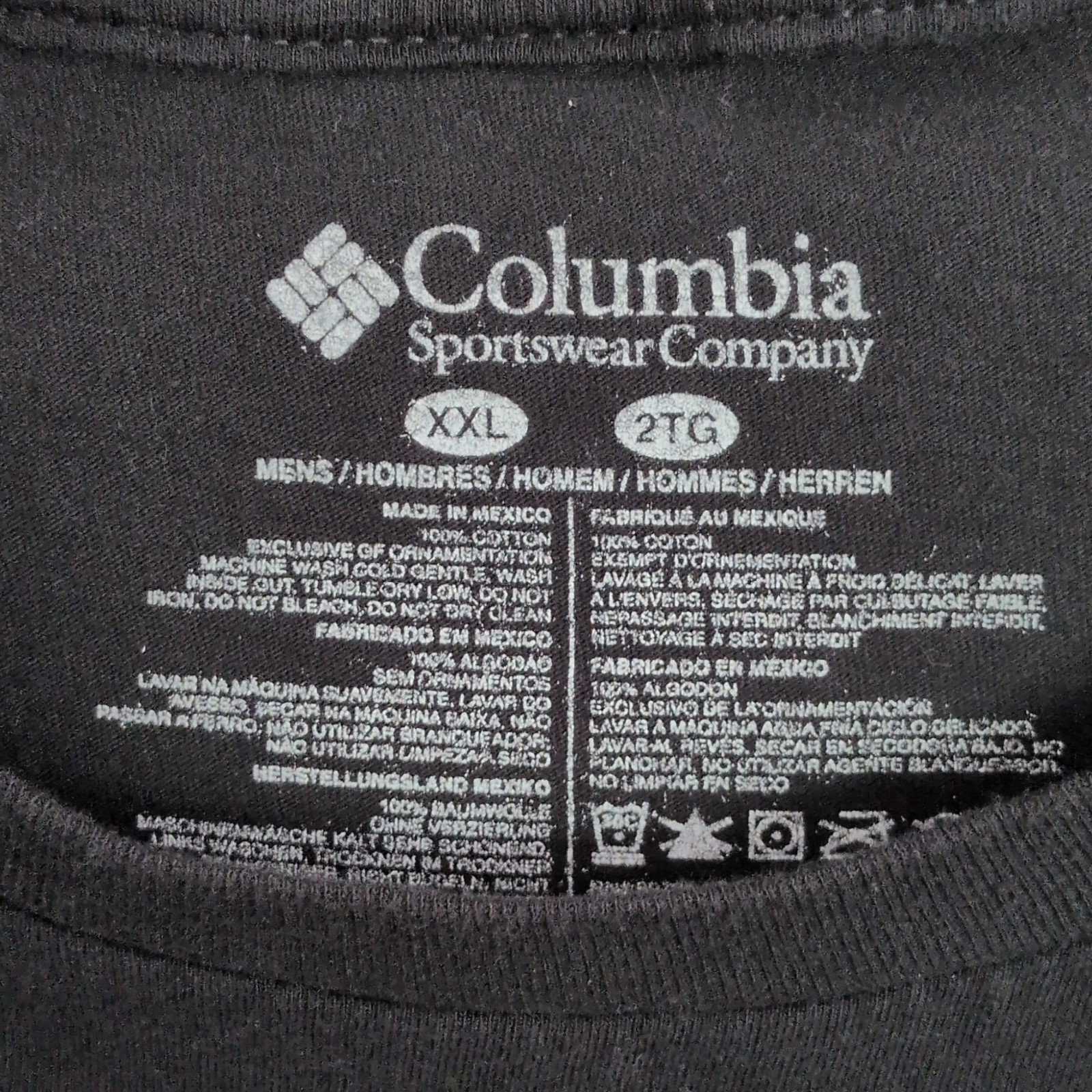 Columbia Men's Black Grand Canyon Eagle Graphic Logo Crew Neck T-Shirt 2XL gallery