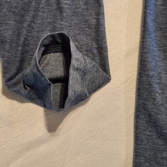 Vuori Strato Tech Tee Shirt Men’s Large Long Sleeve Heather Blue V178
