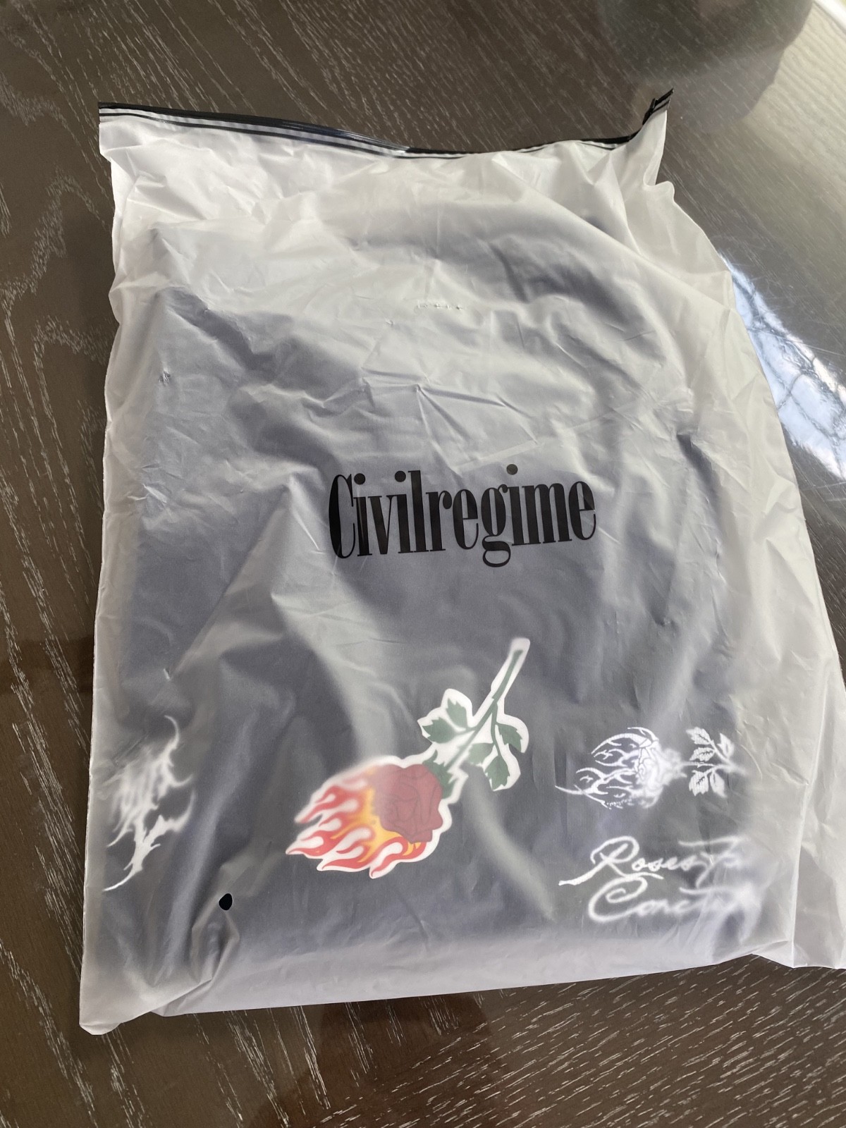 Civil Regime Roses T-Shirt XL -- Nice Quality Free Ship gallery