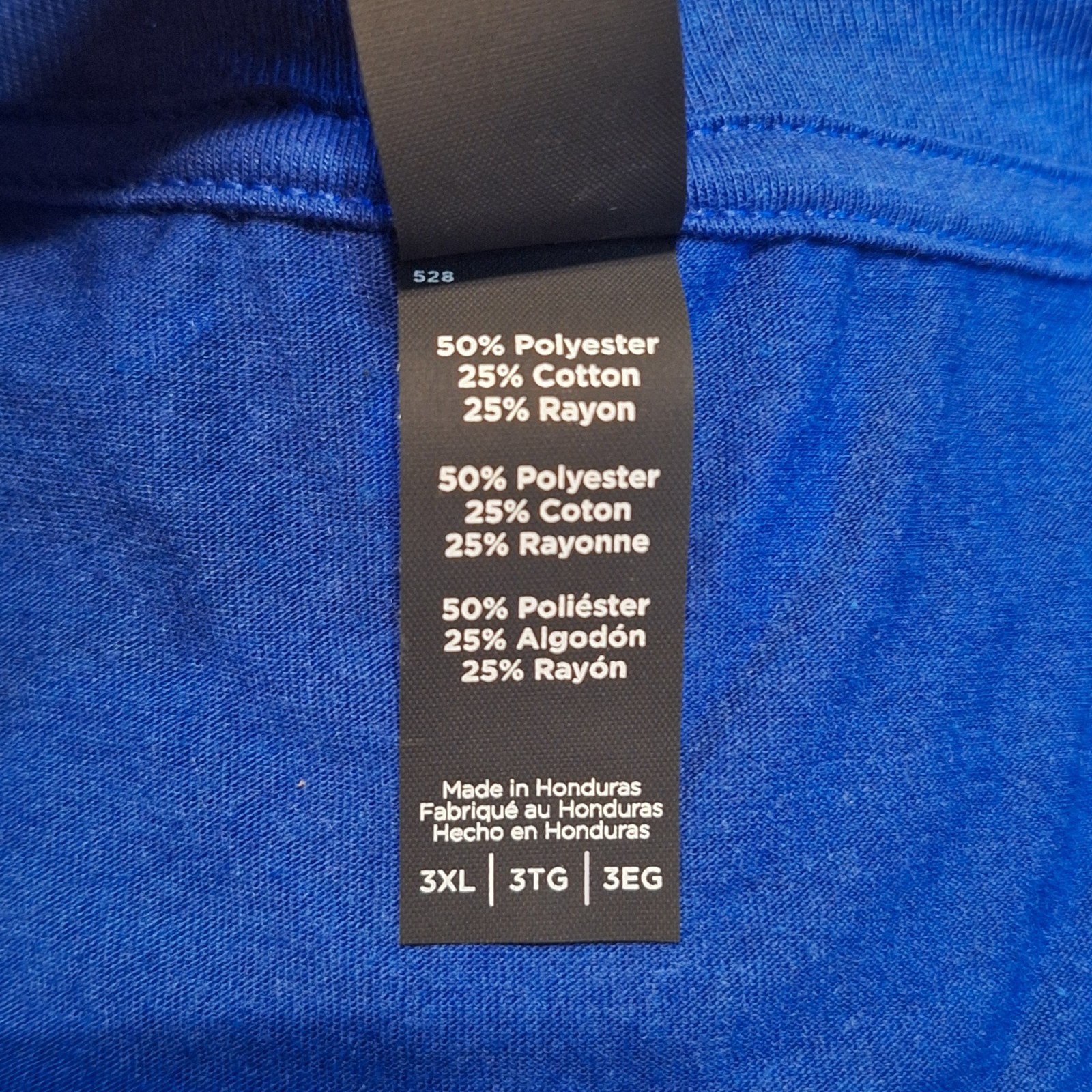 Lot of 4 District 3XL Mens Royal Blue Short Sleeve Perfect Tri Tee T-Shirts gallery