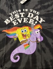 Nickelodeon Men’s Medium NWT SpongeBob Square Pants “Best Day Ever” Tie Dyed