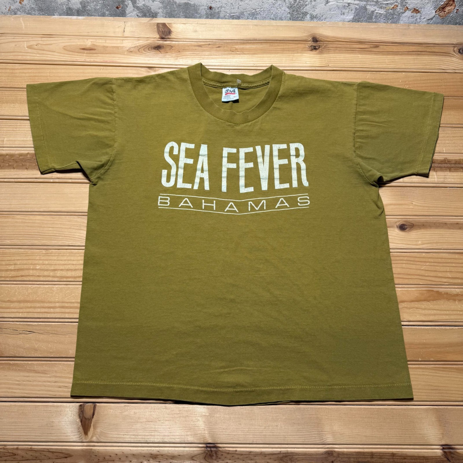 Vintage 90s Sea Fever Bahamas Ocean Dance Scuba Diver Mermaid T-Shirt USA Large gallery