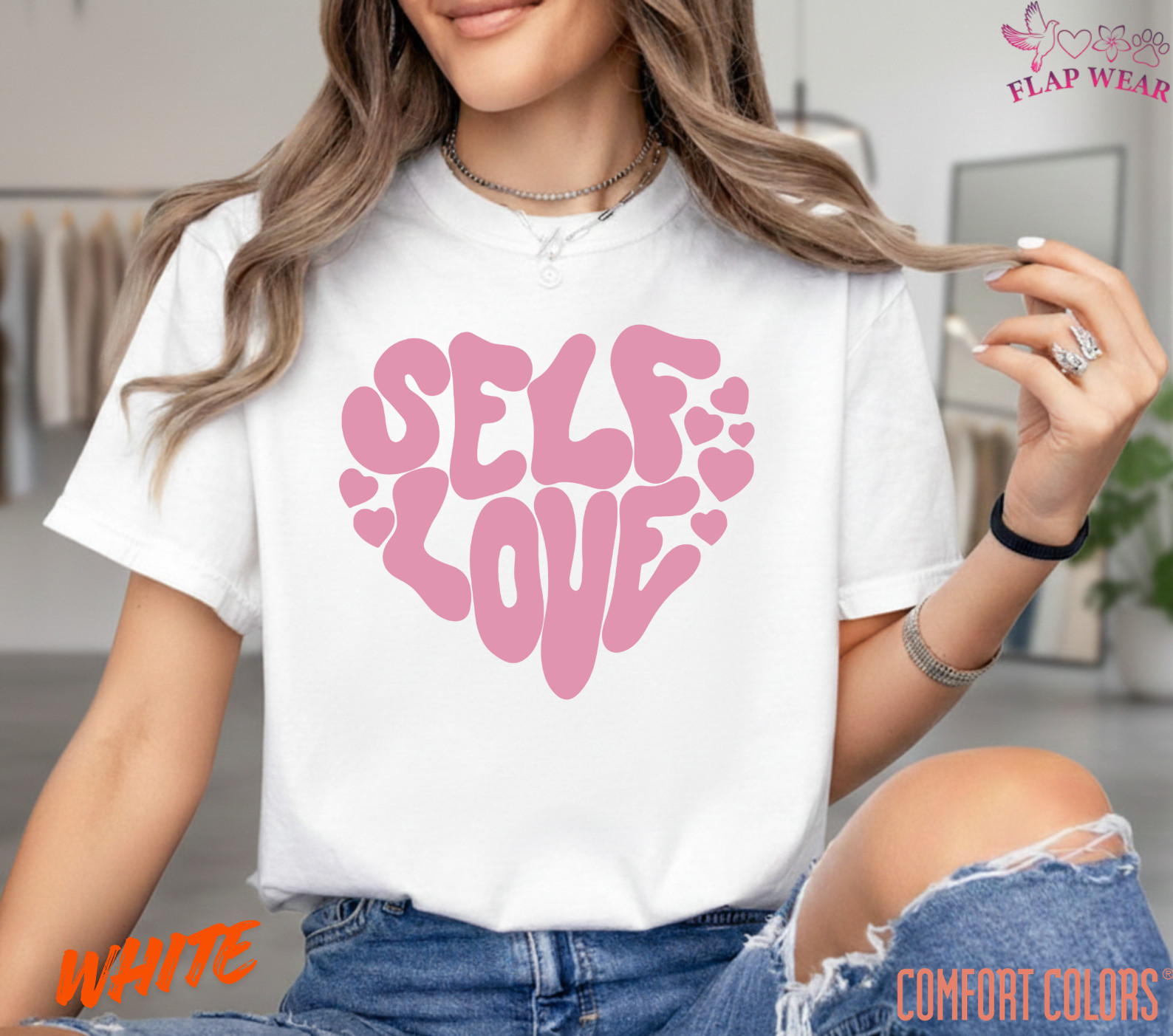 Unisex Self Love HeartT shirt Men T shirt Women valanity Romantic gallery