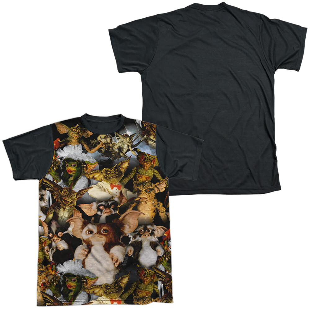 Gremlins 2 Pack Of Gremlins Adult Halloween Costume T Shirt (Black Back), S-3XL gallery