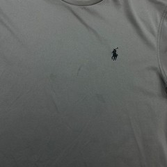 Polo Ralph Lauren Performance Shirt Medium Gray Pony Sport 67 Outdoor Preppy Men