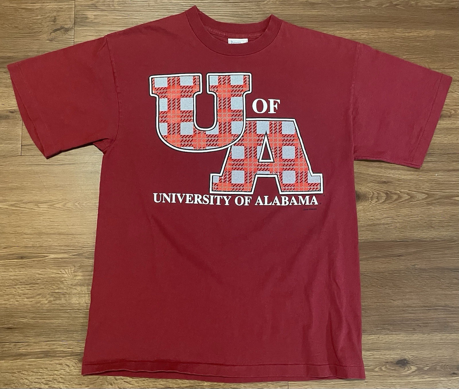 Vintage Premier Sportswear Alabama Crimson Tide T Shirt USA Single Stitch Large