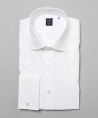 (ASK availability First) BEAMS Broadcloth Double Cuff Wide Collar Shirt New