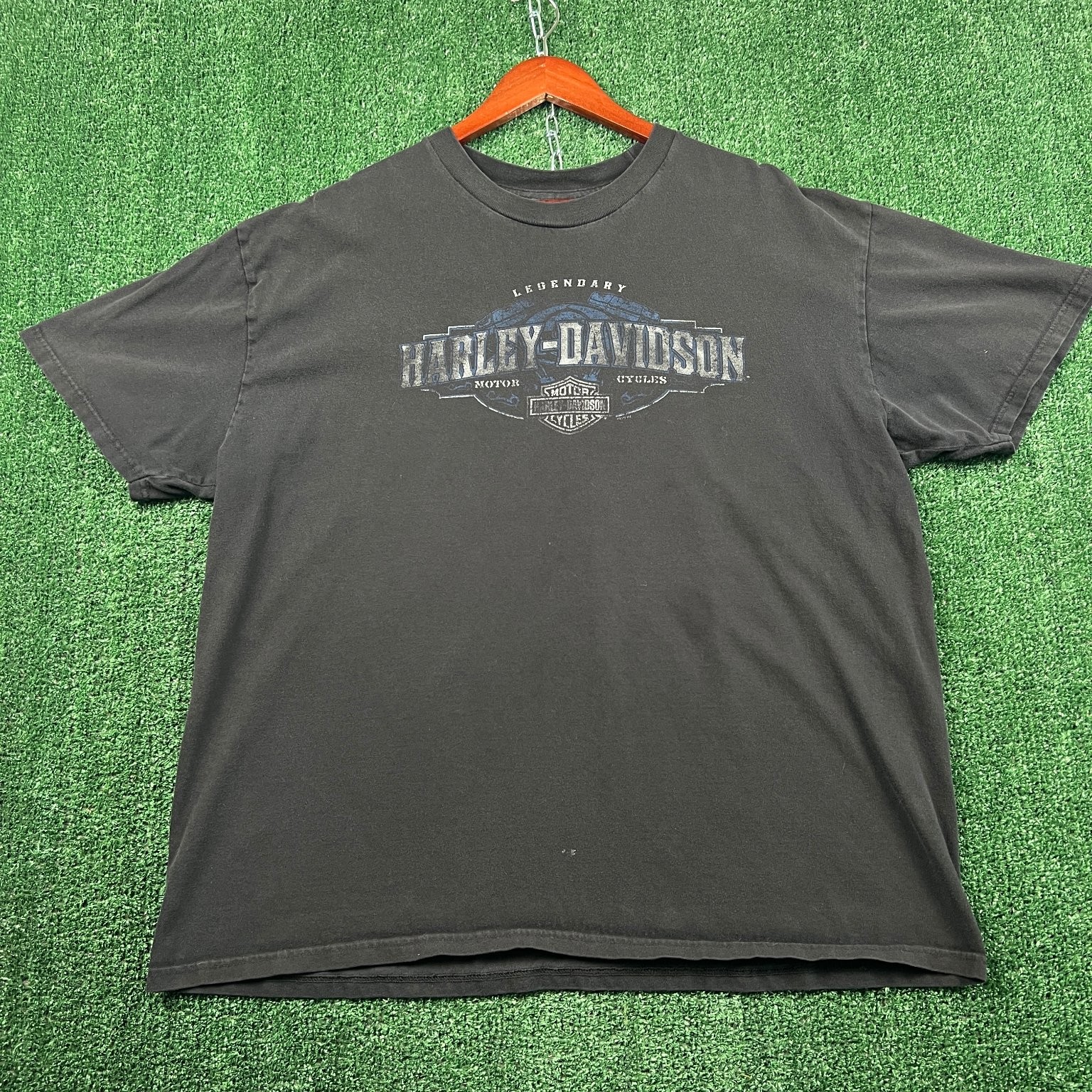 Harley-Davidson T-Shirt Mens 2XL Black Boswells Nashville Eagle Guitar Graphic gallery