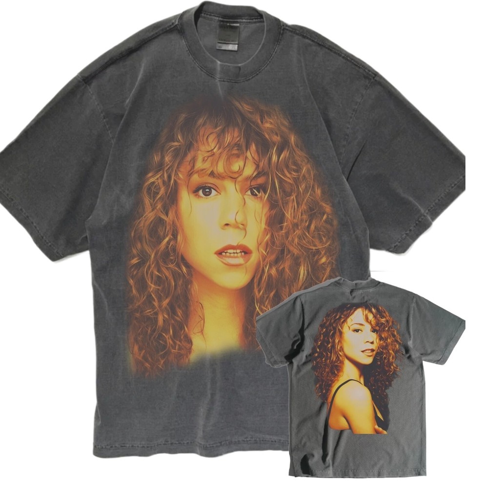 MARIAH CAREY ON SHAKA HEAVYWEIGHT GARMET DYED T SHIRT