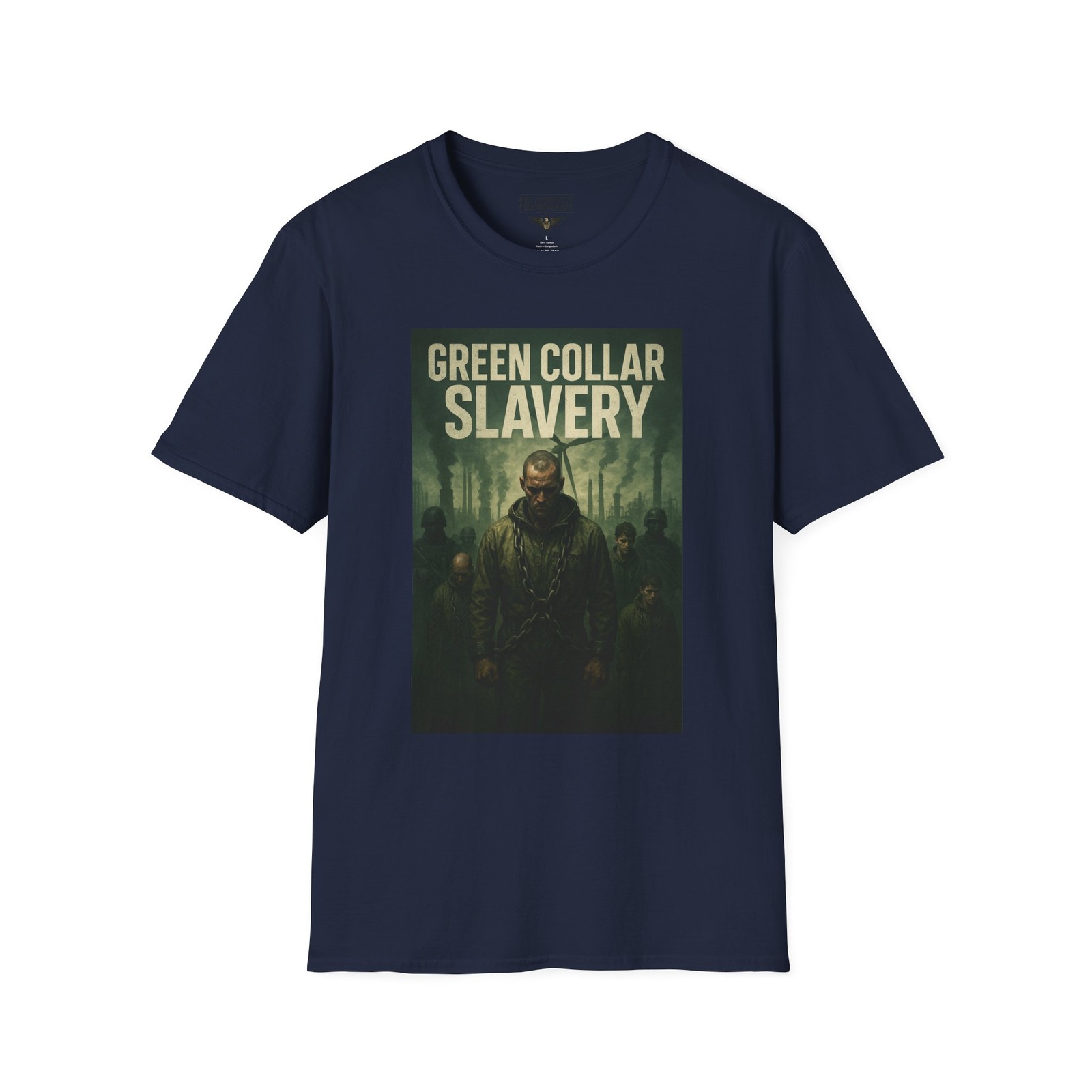 Green Collar Slavery Shirt, Anti-ESG, Red Pill, Freedom, Political Truth Tee gallery