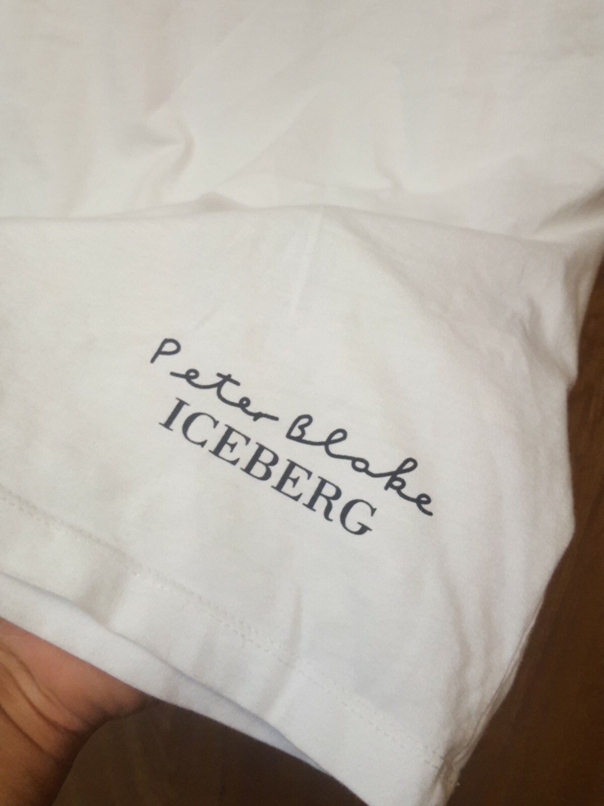 ICEBERG X PETER BLAKE Adult XL Short Sleeve Big Spellout T Shirt VINTAGE RARE gallery