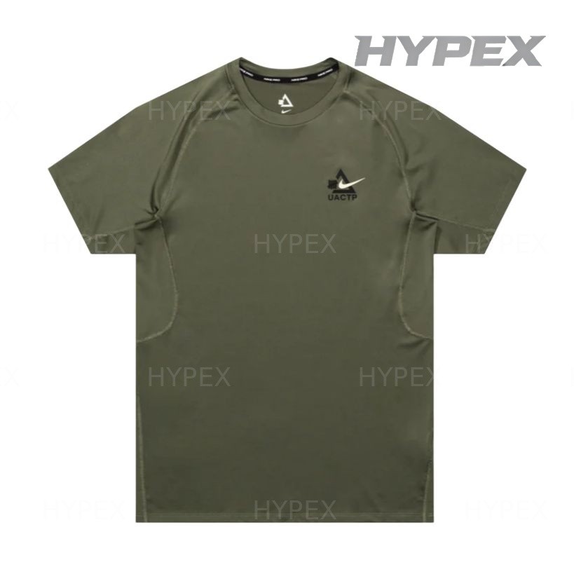 Nike T Shirts Men's Green Crew Neck Moderate IQ7360-222 New Size gallery