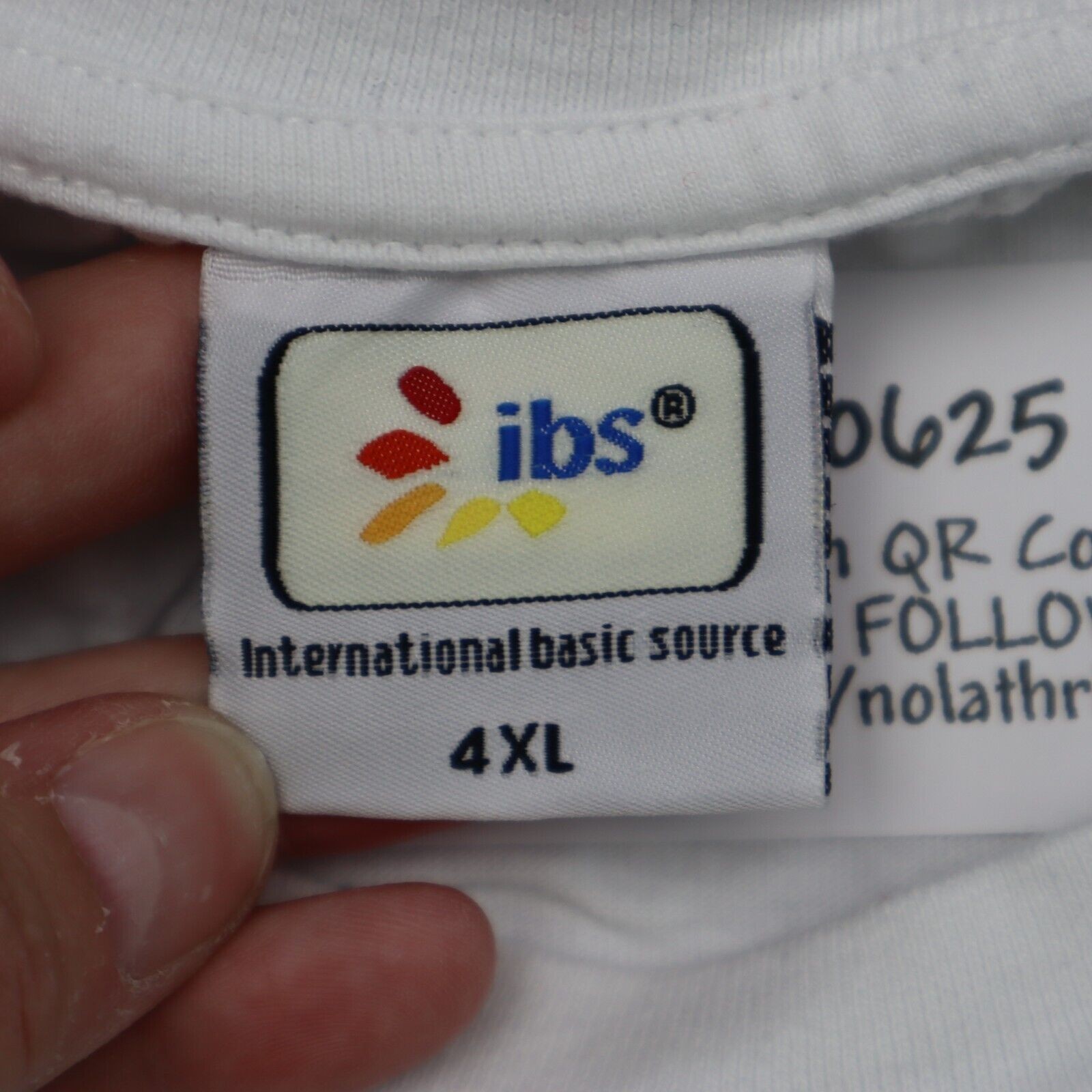 IBS International Basic Source Shirt Mens 4XL White Graphic Real Recognize Real gallery