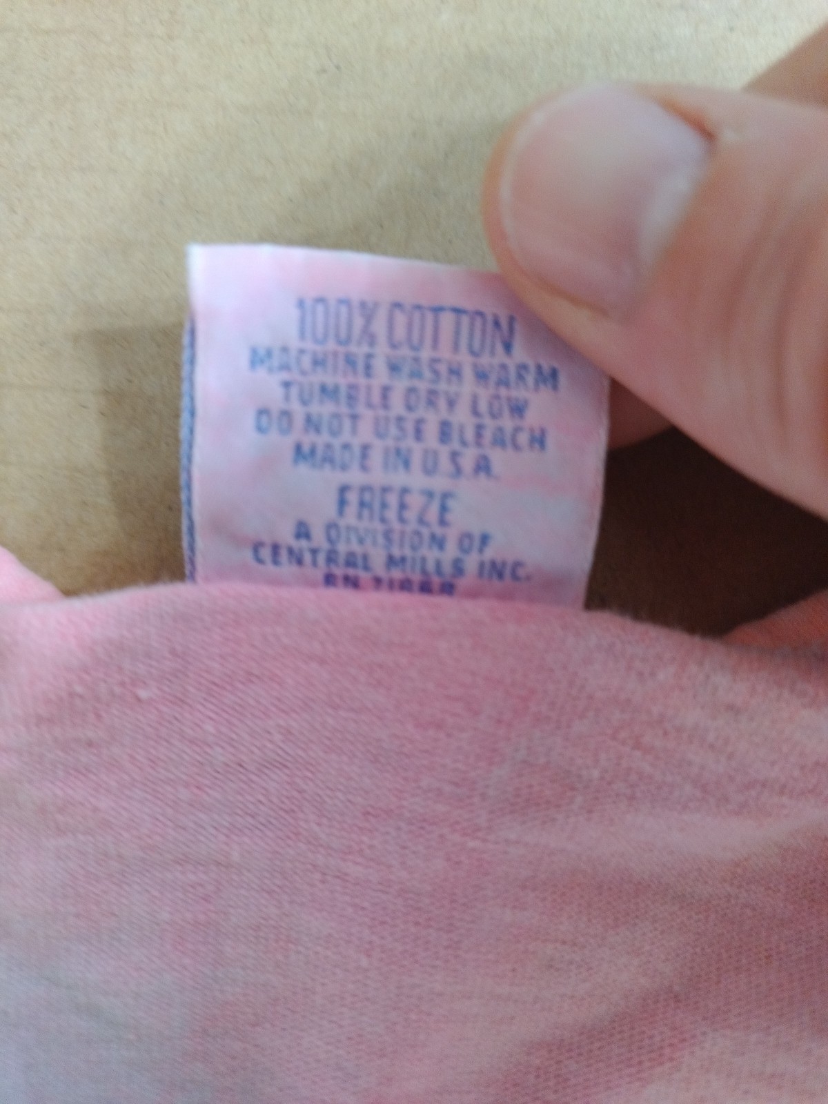 Vtg Clothing For Cool People Made In USA Osfa Tank Tie-dye 20 Long Single Stitch gallery