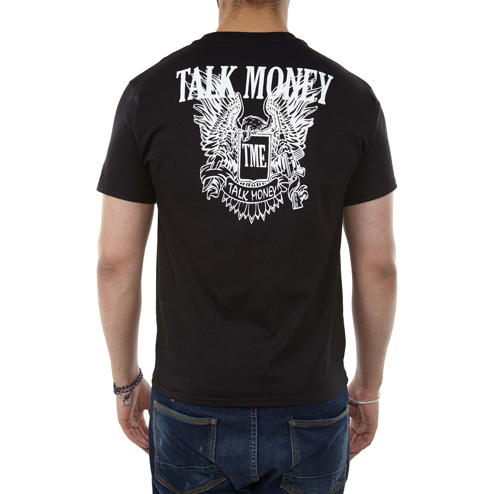 Talk Money Champion Short Sleeve Tee Mens Style : T425-BLACK/GREEN/PINK gallery