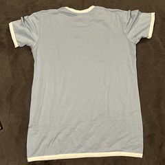 Baseball Plate Crate Blue and White trim Short Sleeve T-Shirt adult unisex M