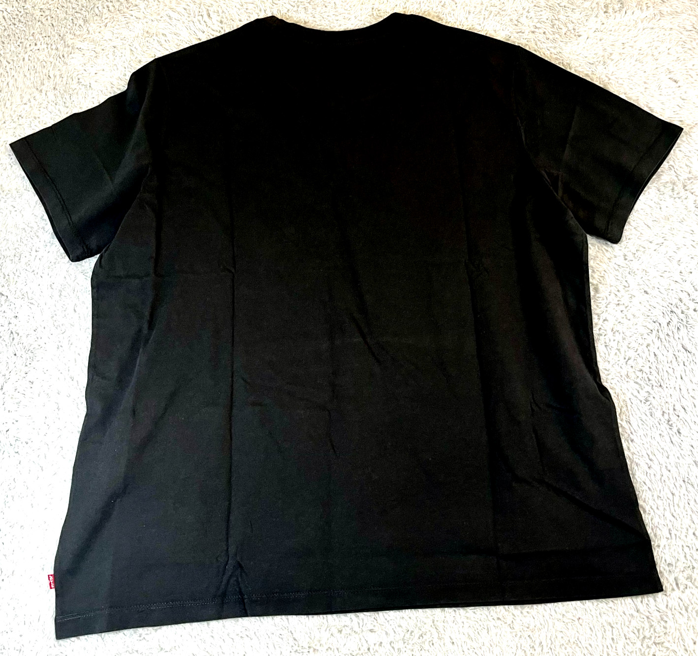 Levis Mens Graphic T-Shirt Classic Black Short Sleeve Crew Neck Size XL gallery