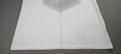 Asics White T Shirt Men Size XL SD Graphic SS Top Running Casual Reflective D1