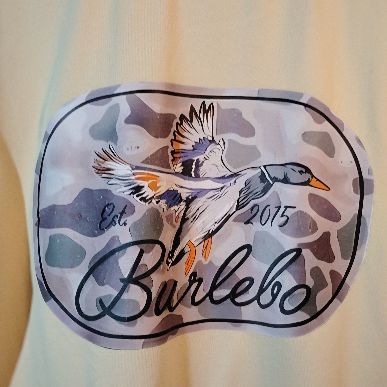 Burlebo Ducks Flying In Tee Men, Small, Olive Color, Short Sleeve, Chest Pocket gallery