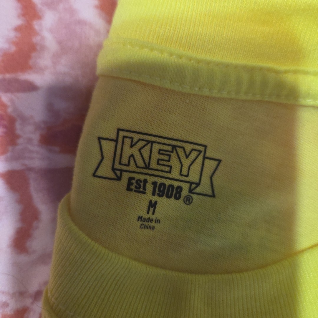 2 KEY MEN'S HI VIS YELLOW & ORANGE SAFETY T-SHIRTS Size MED gallery