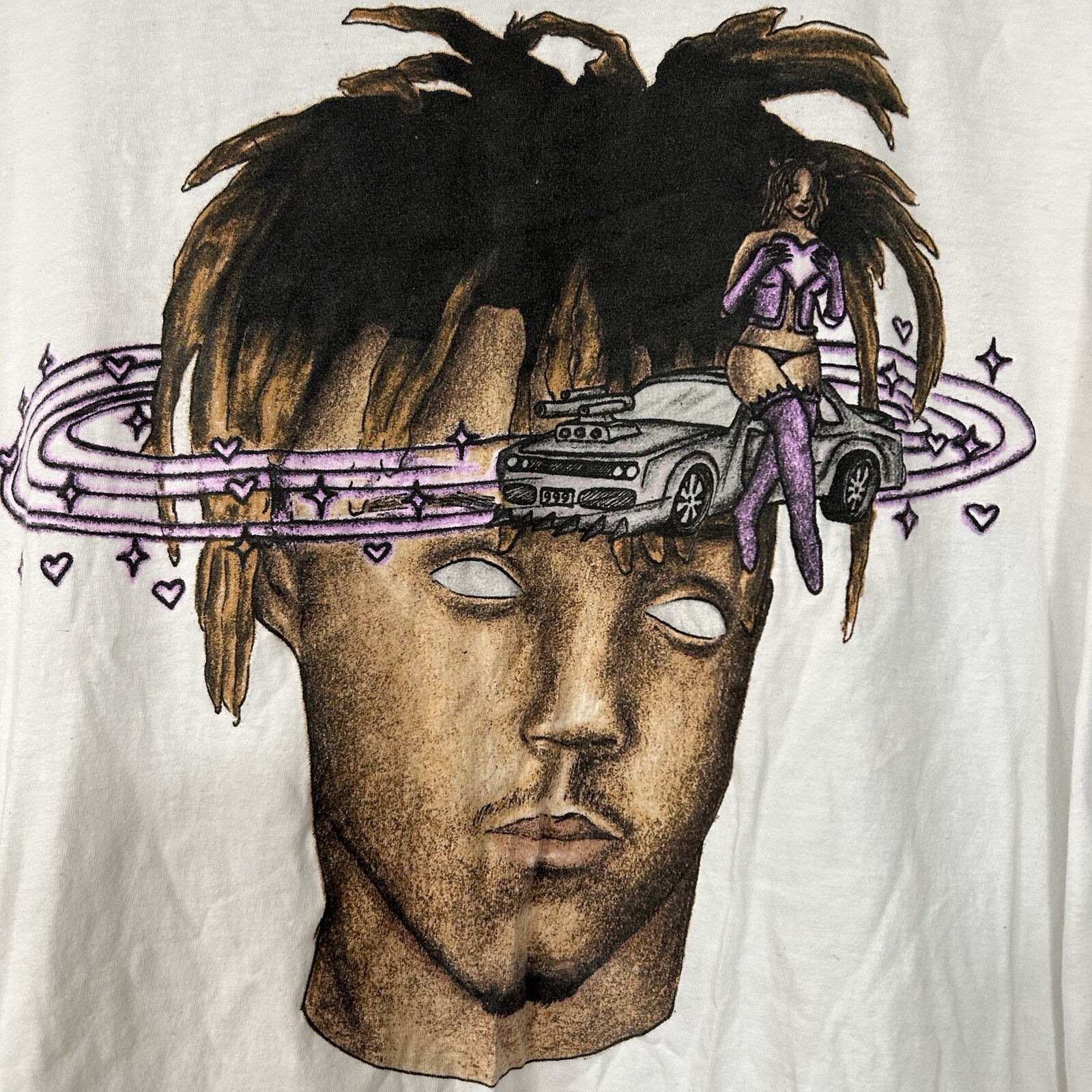 999 Juice WRLD Shirt Men’s S White Official Roaming My Mind Long Sleeve VGC gallery