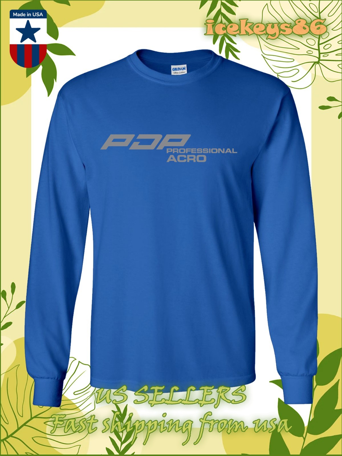 New Walther PDP Pistols Logo Men's Long Sleeve T-Shirt American Size T-Shirt gallery