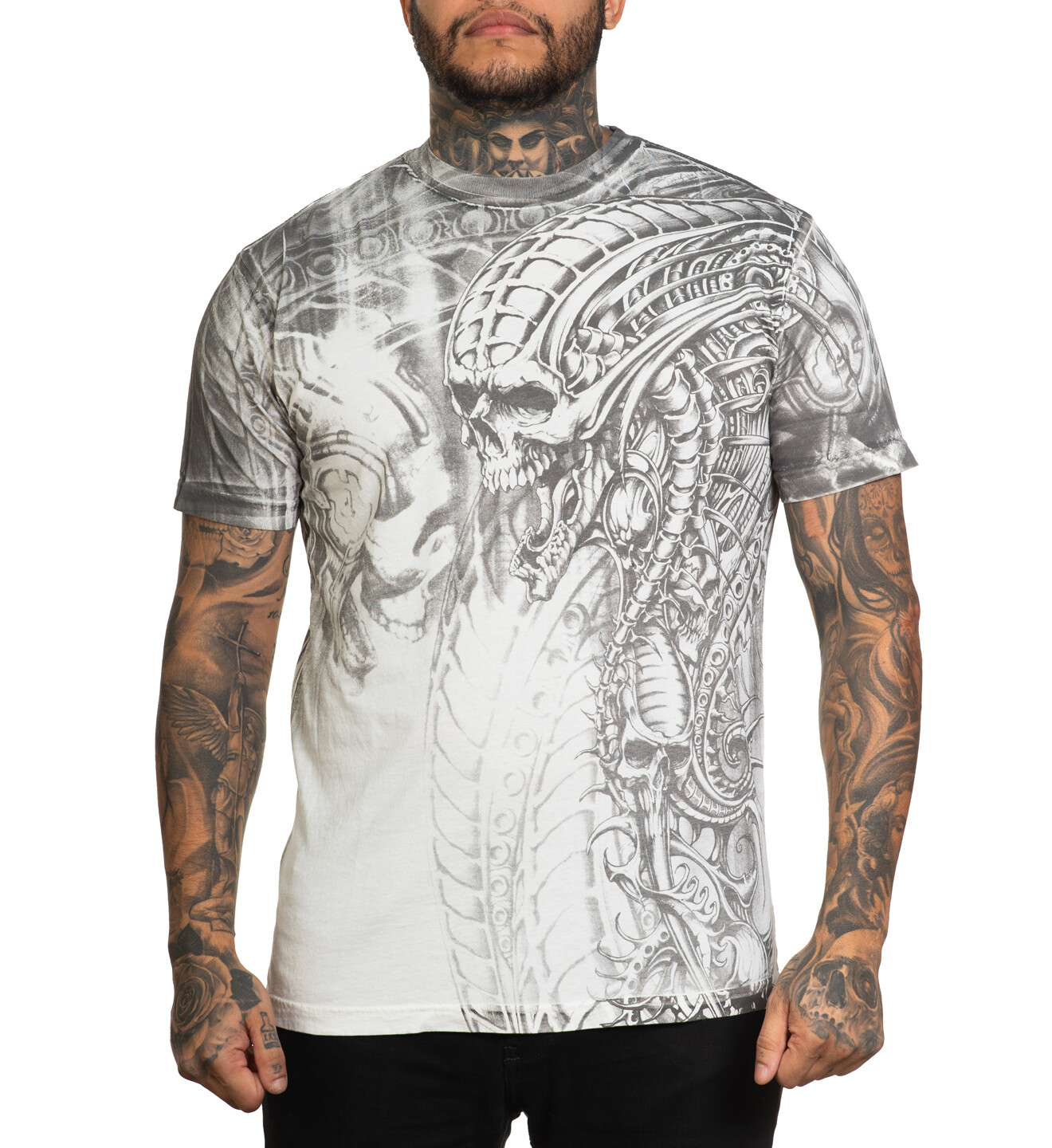 Xtreme Couture By Affliction Men's T-Shirt Proto Metal White S-6XL gallery
