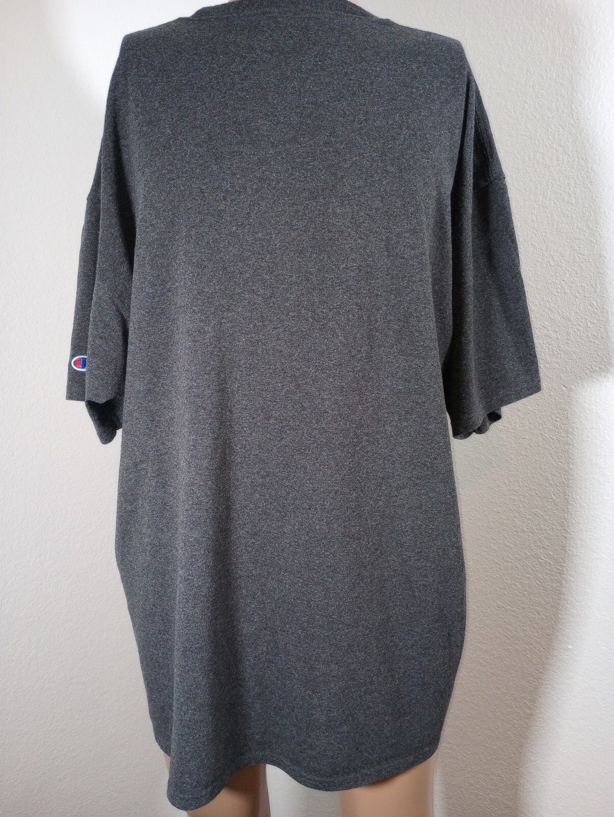 Champion Authentic HOWARD ALUMNI Reg Men's 2XL 50% Cotton 50% Poly Gray Tee gallery