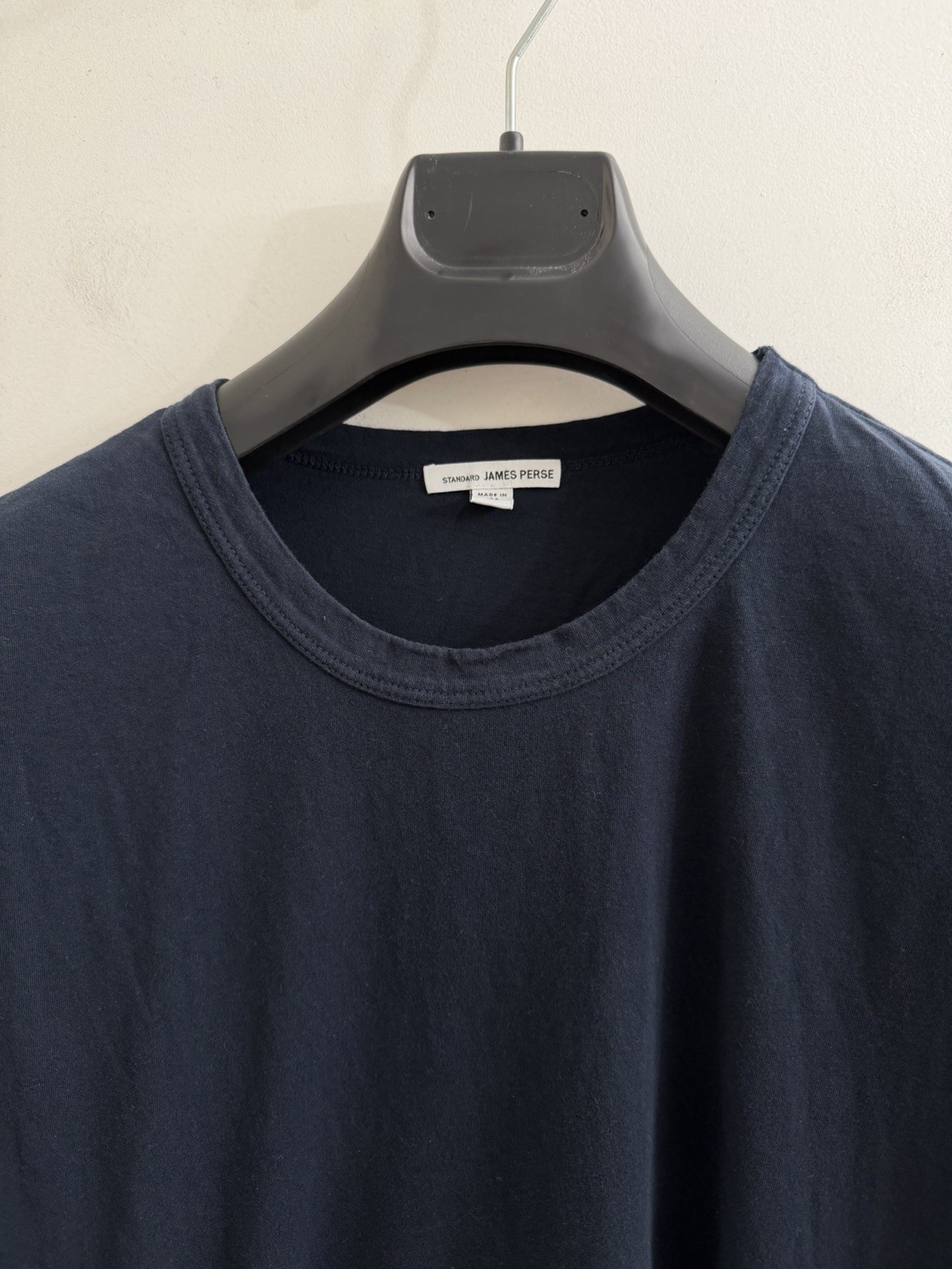 James Perse Men's Navy Blue Long Sleeve Cotton T-Shirt size 5 XXL gallery