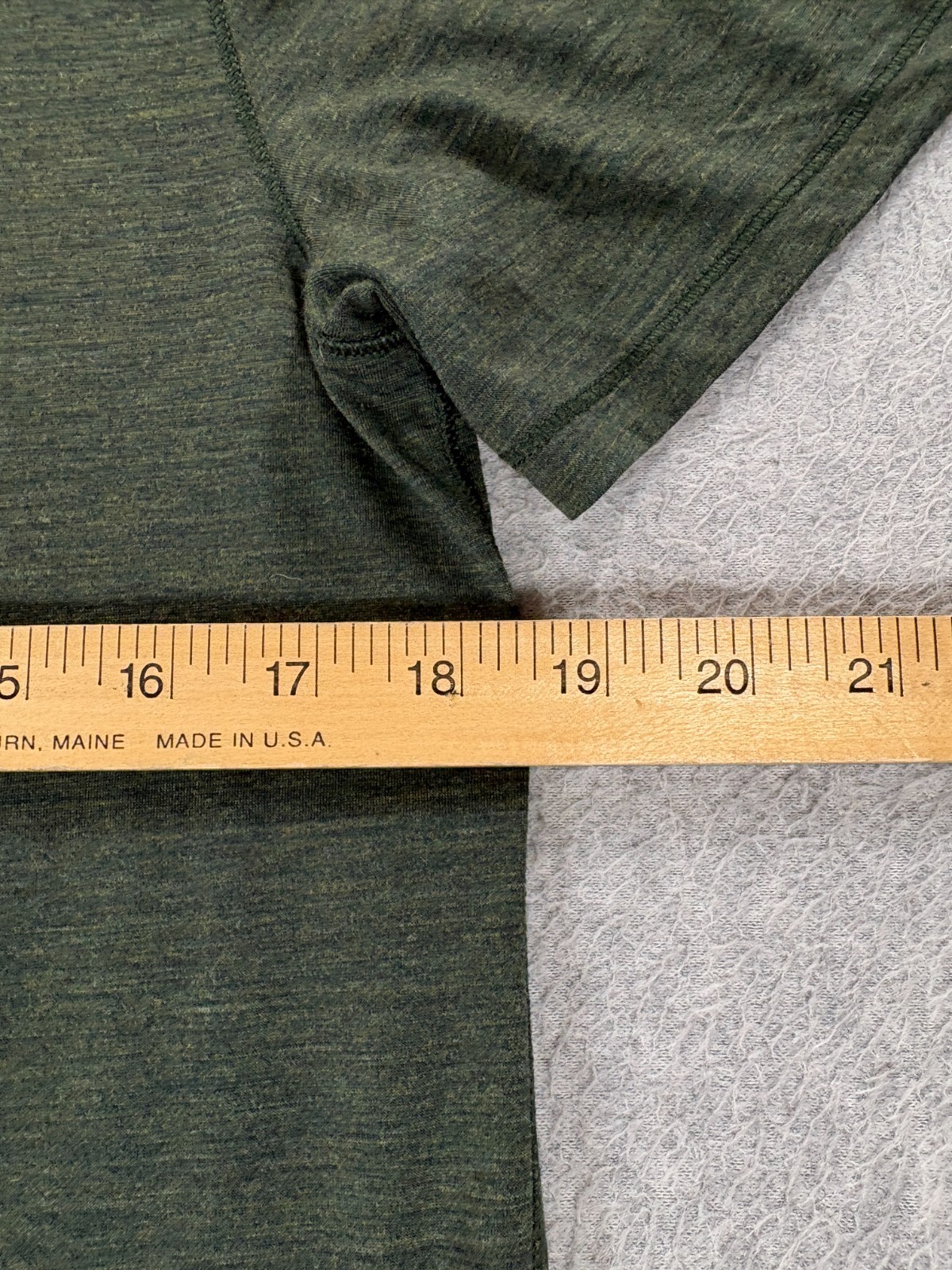 Proof Huckberry 72 Hour Merino Tee Shirt (Men's Small) Green gallery